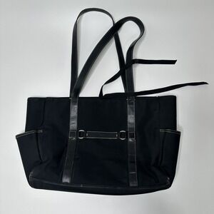 Vintage Black Kate Spade Baby Diaper Bag All-Occasion Purse Ribbon Tie‎
